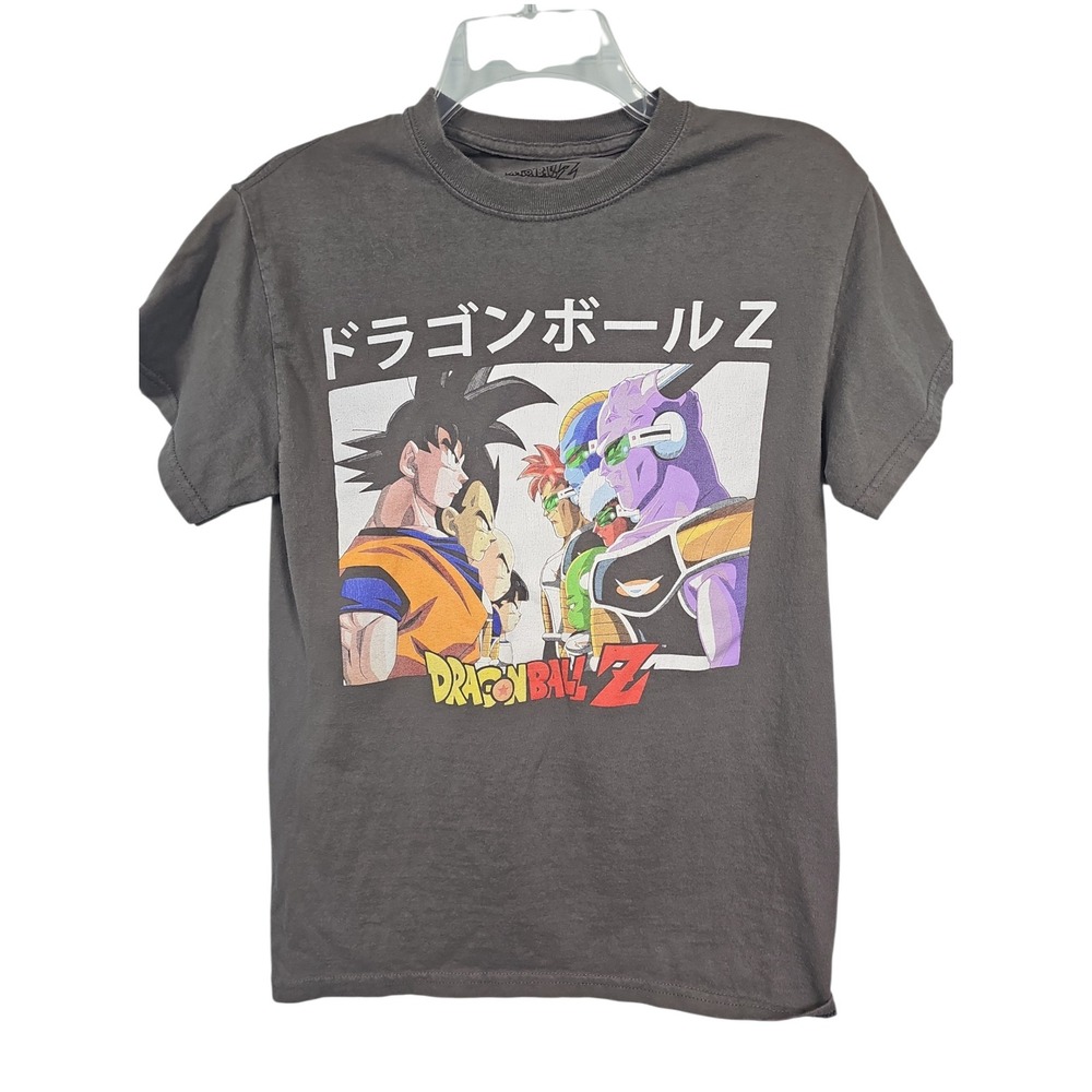 Dragon Ball Z T-Shirt Goku Vegeta Ginyu Force‎ Gray Mens Small